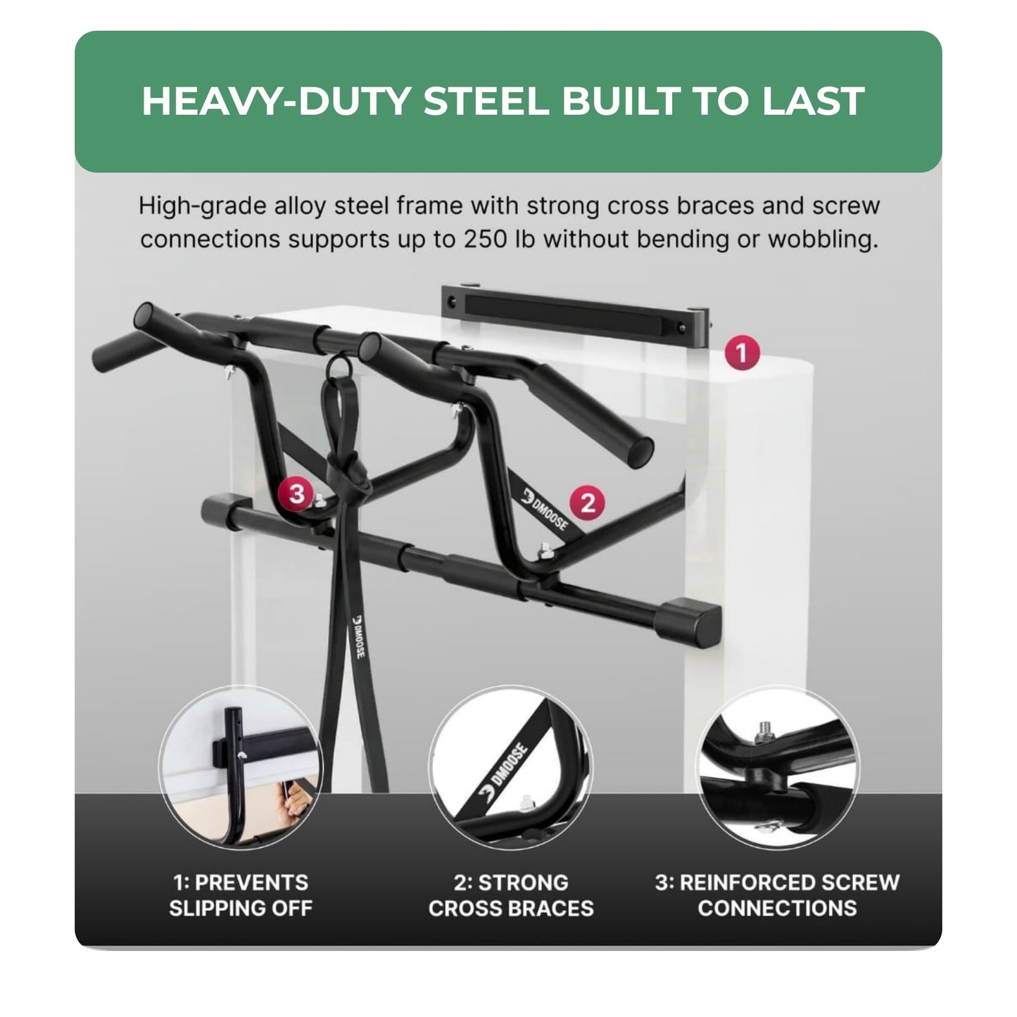 FlexBar™ Doorway Pull-Up Trainer