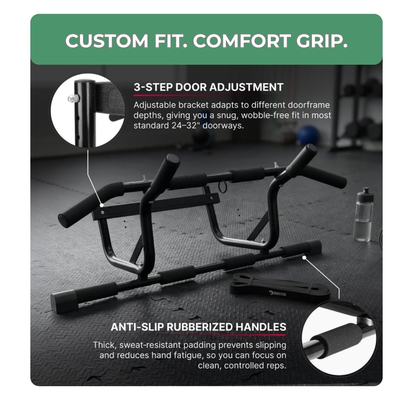 FlexBar™ Doorway Pull-Up Trainer