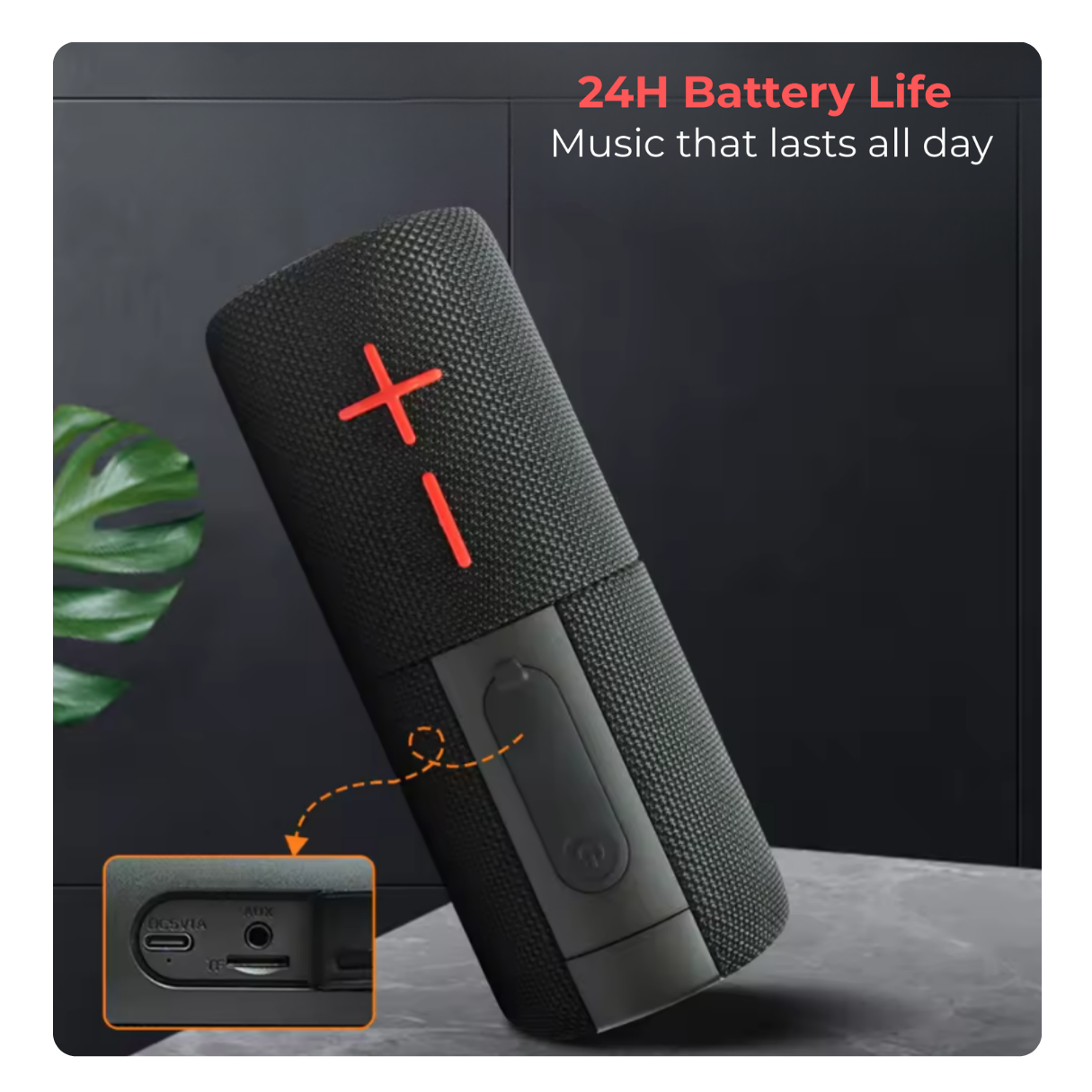 SnapSync™ Magnetic 2-in-1 Speaker